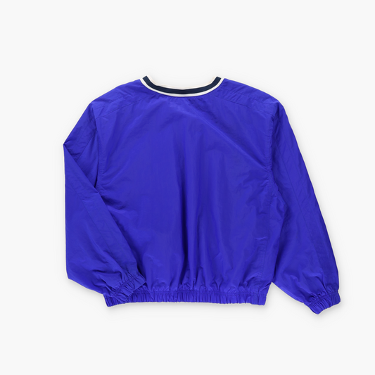 NIKE Bright Blue Embroidered Centre Swoosh Logo Windbreaker Pop Over (S)