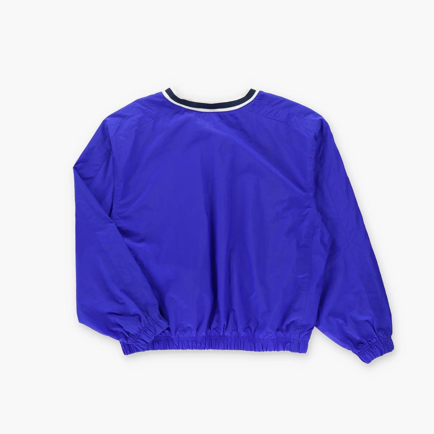 NIKE Bright Blue Embroidered Centre Swoosh Logo Windbreaker Pop Over (S) Vintage Sole Melbourne