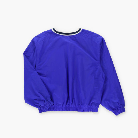 NIKE Bright Blue Embroidered Centre Swoosh Logo Windbreaker Pop Over (S) Vintage Sole Melbourne