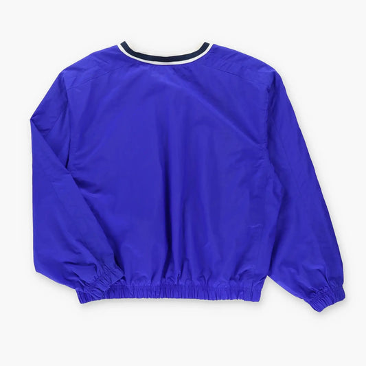 NIKE Bright Blue Embroidered Centre Swoosh Logo Windbreaker Pop Over (S) Vintage Sole Melbourne