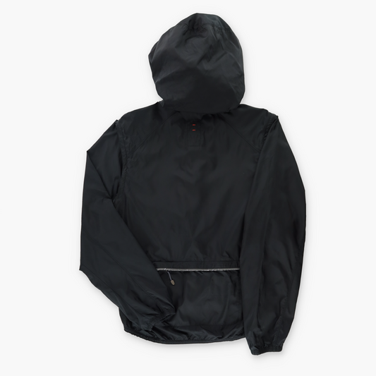 NIKE ACG 3 Black 'Clima-Fit' Lightweight Removable Sleeve & Hood Windbreaker Jacket (S-M)