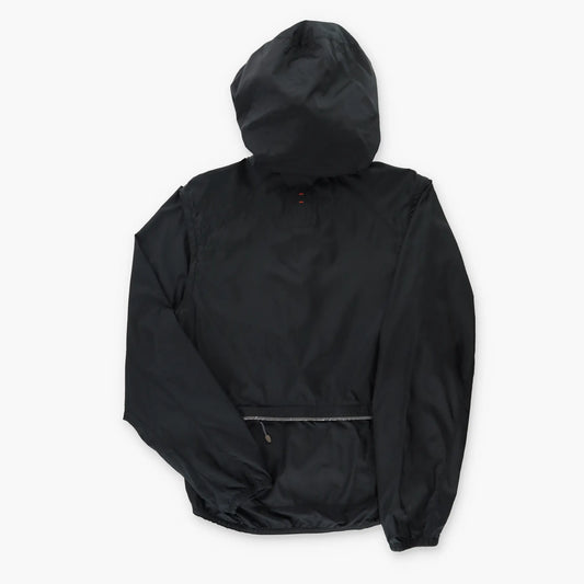 NIKE ACG 3 Black 'Clima-Fit' Lightweight Removable Sleeve & Hood Windbreaker Jacket (S-M) Vintage Sole Melbourne