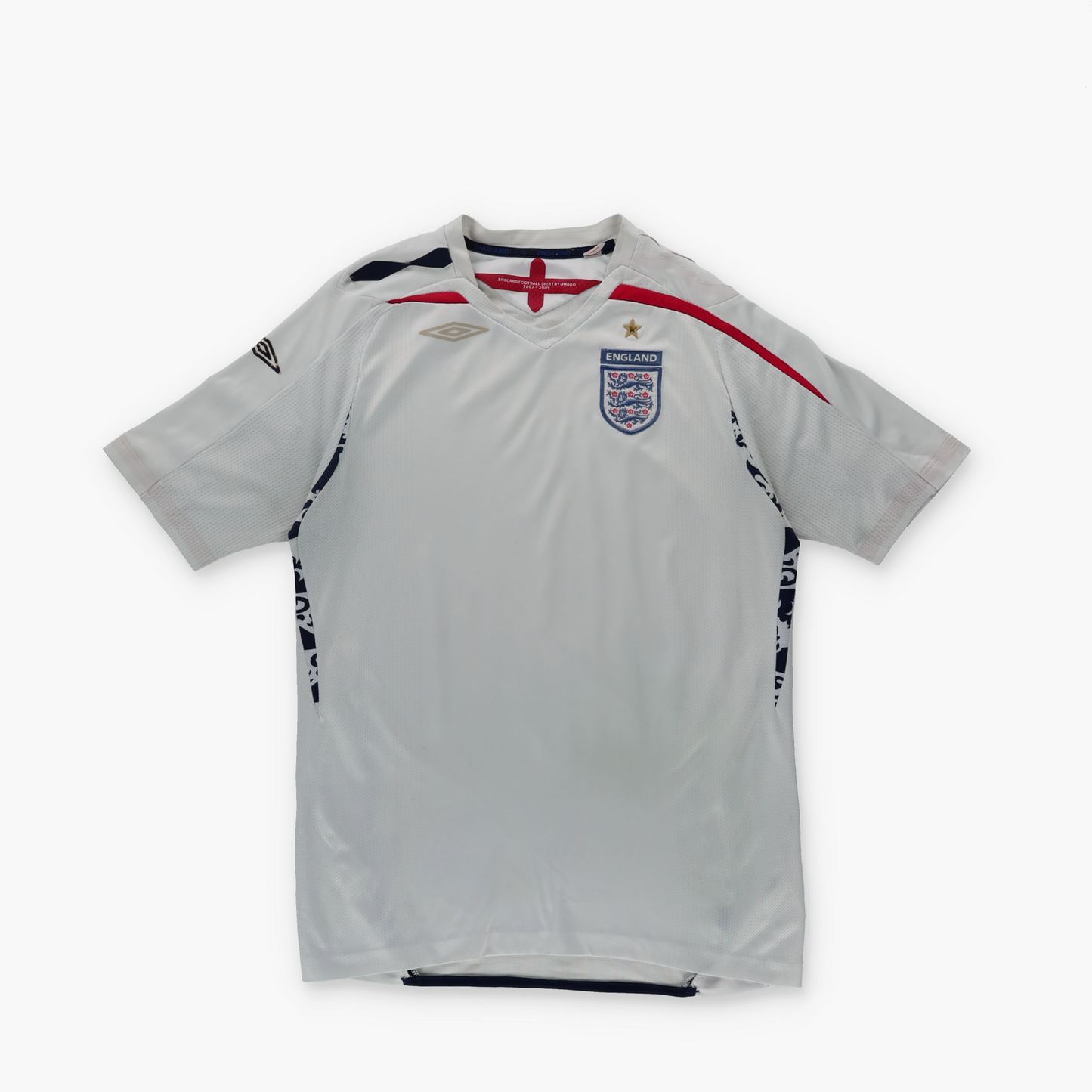 UMBRO England 2007-2009 Football Soccer Jersey (S)