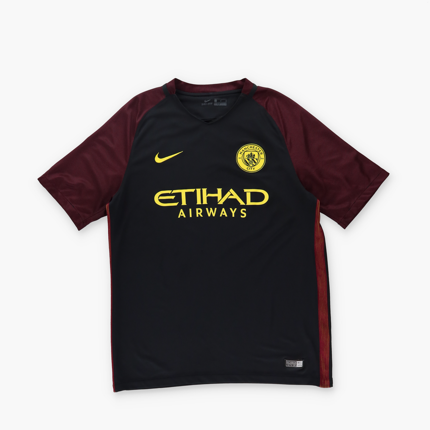 NIKE Manchester City 2016-17 Away Soccer Football Jersey (M-L)