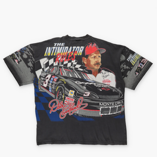 NASCAR 'USA Made' Dale Earnhardt 'The Intimidator Rules' Graphic Cotton T-Shirt (XXL)