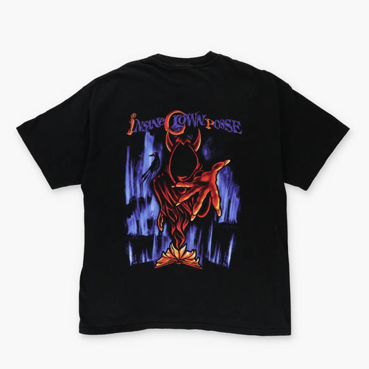 ICP 2002 Insane Clown Posse Double Sided Graphic Music Hip-Hop T-Shirt (L) Vintage Sole Melbourne