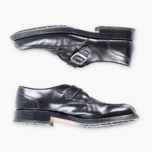 ALLEN EDMONDS Cornell Buckle Strap USA Made Black Shoes (9)