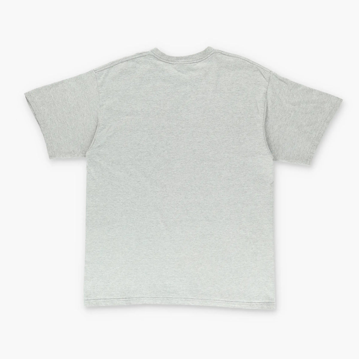 NIKE Embroidered Swoosh Logo Grey & Black Tee (L) Vintage Sole Melbourne