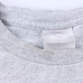 NIKE Embroidered Swoosh Logo Grey & Black Tee (L)