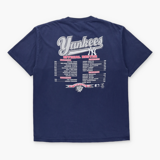 Vintage 1998 LEE SPORT New York Yankees MLB World Series Champions Roster Navy Tee (XL) Vintage Sole Melbourne