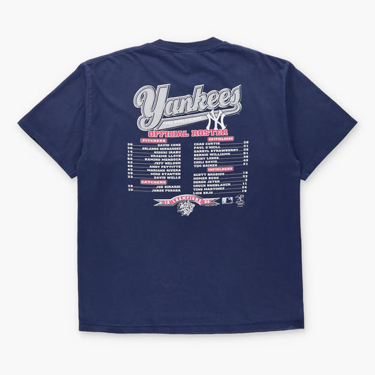 Vintage 1998 LEE SPORT New York Yankees MLB World Series Champions Roster Navy Tee (XL) Vintage Sole Melbourne