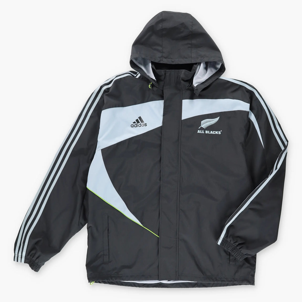 Vintage ALL BLACKS New Zealand 2009/2010 Hooded All-Weather Rugby Jacket (L) Vintage Sole Melbourne