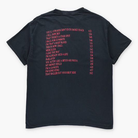 Vintage Autographed VIPER "You’ll Cowards Don’t Even Smoke Crack" Double Sided Rap Tee (L) Vintage Sole Melbourne
