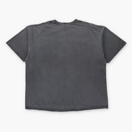 Vintage 2002 HARLEY DAVIDSON Tomahawk Fall Ride Faded Black Tee (XXXL) Vintage Sole Melbourne