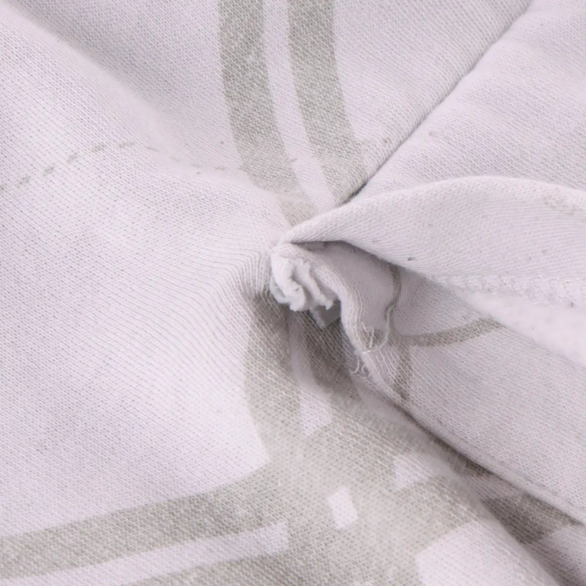 QUIKSILVER Grey & White Spell Out Fleece-Lined Full Zip Hoodie Sweatshirt (XL) Vintage Sole Melbourne