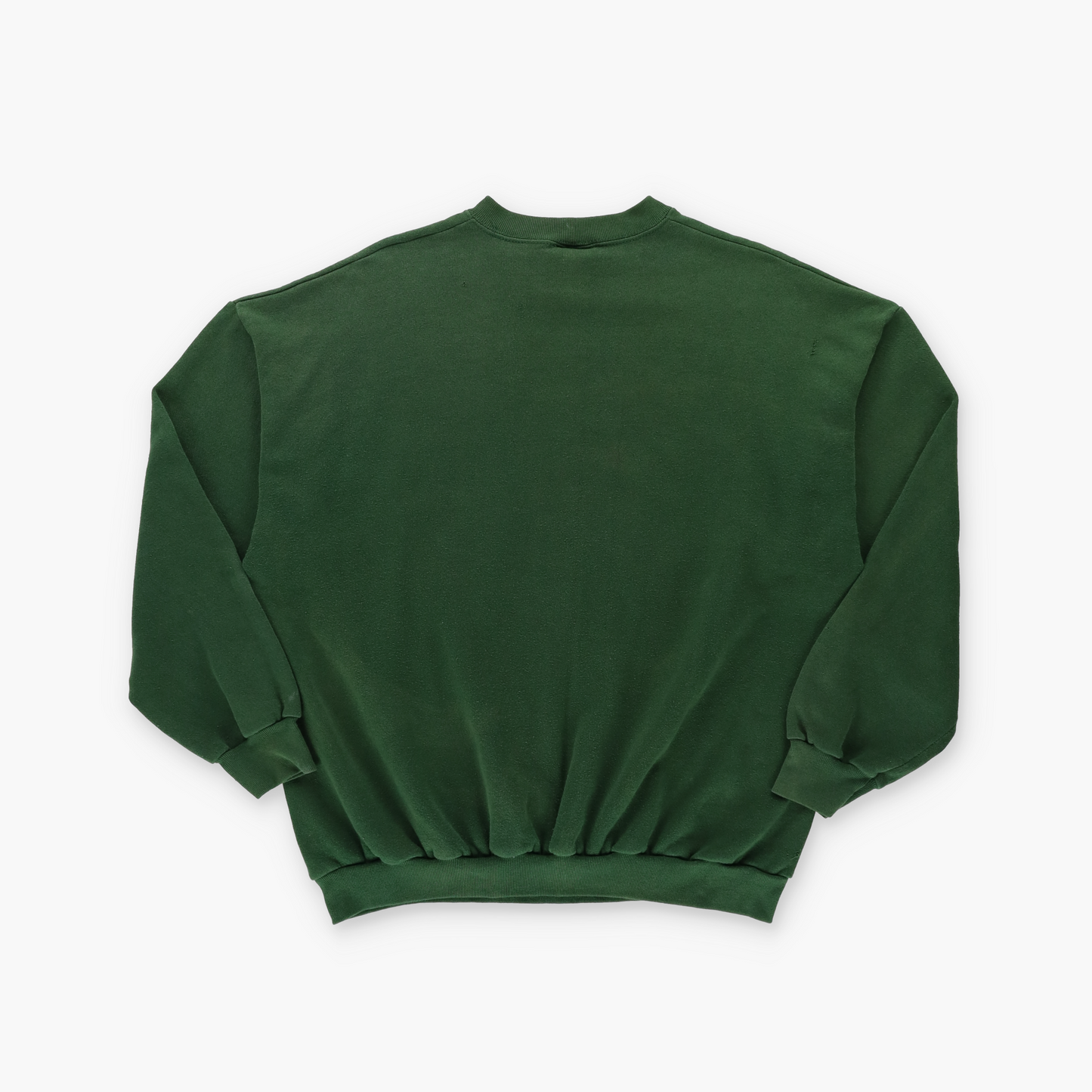 HARLEY DAVIDSON Motorcycle & Cowboy Hat Green Sweatshirt USA Made (L-XL)