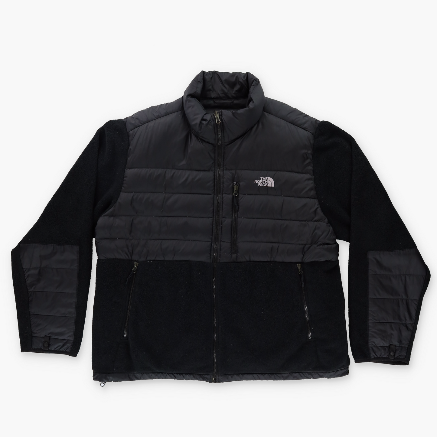THE NORTH FACE Denali Black Puffer Fleece Zip-Up Jacket (XXL)