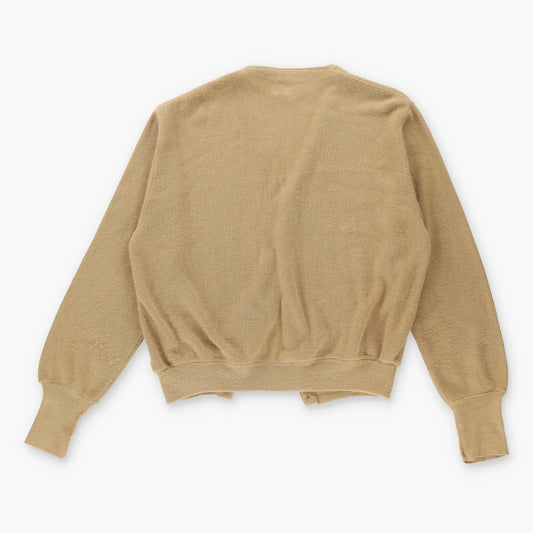 Vintage LACOSTE IZOD Classic Embroidered Crocodile Beige Knit Cardigan (L) Vintage Sole Melbourne