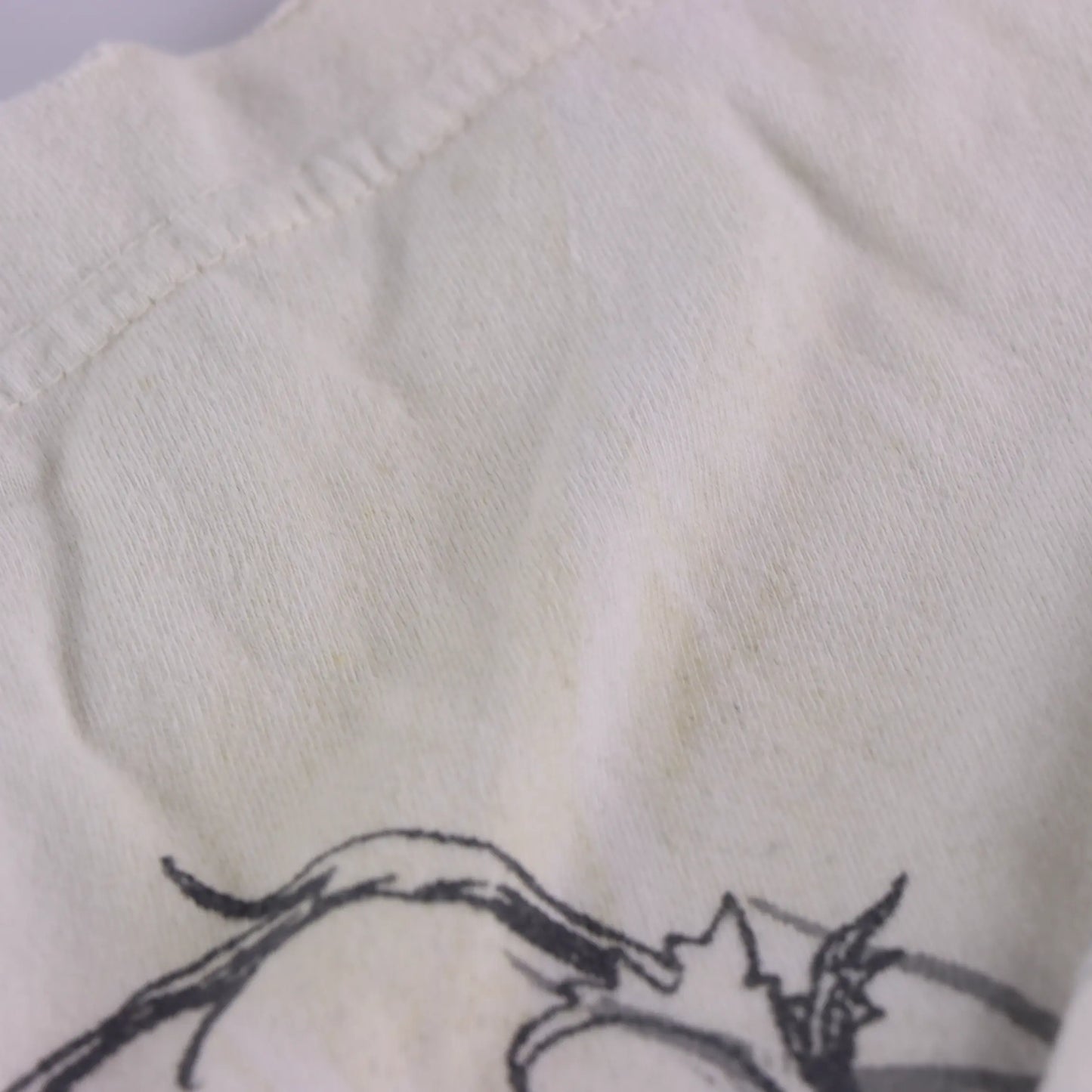 AFFLICTION Y2K Spell Out Logo Distressed Hem Gothic White Tee (XL) Vintage Sole Melbourne