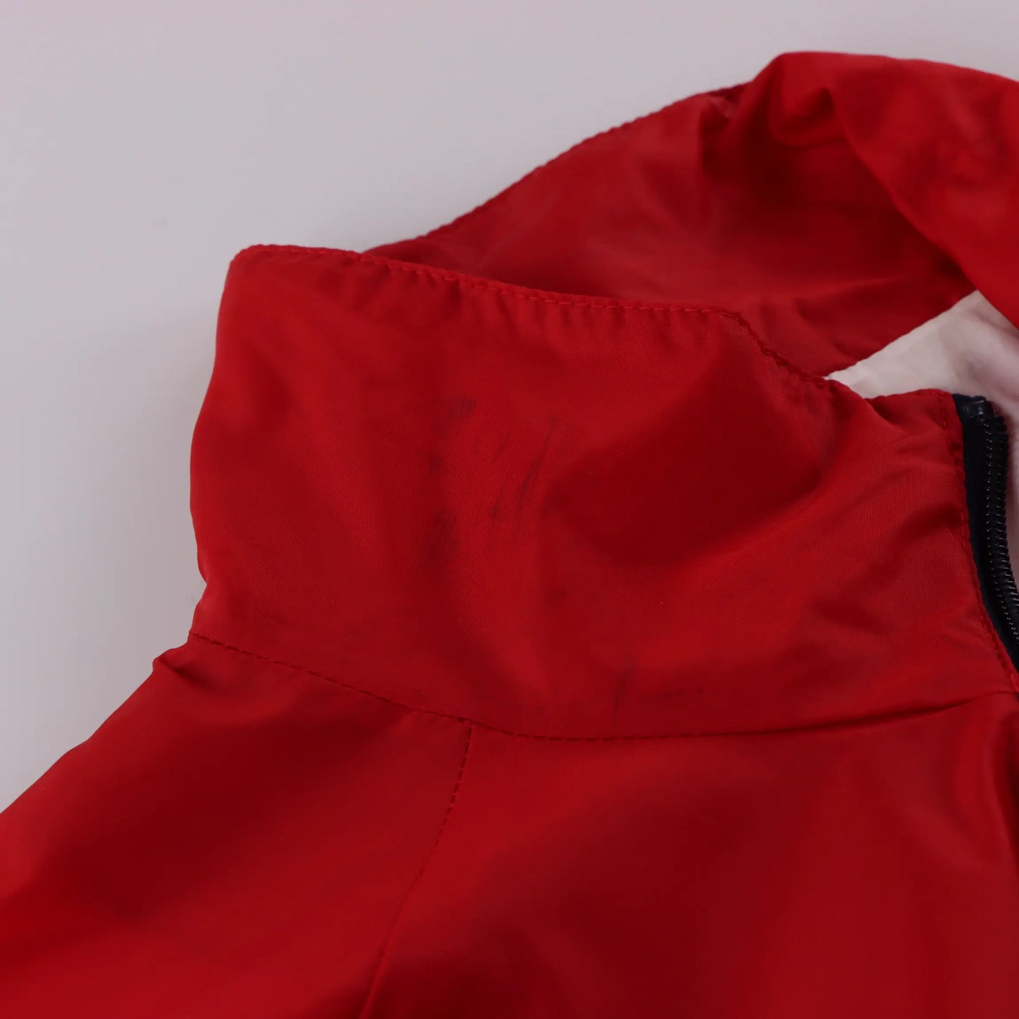 NIKE AIR Red & Navy Colour Block Embroidered Swoosh Logo Windbreaker Jacket (L) Vintage Sole Melbourne