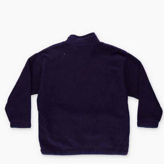 PATAGONIA 'USA Made' Dark Purple 1/4 Snap T Fleece Sweatshirt (L) Vintage Sole Melbourne