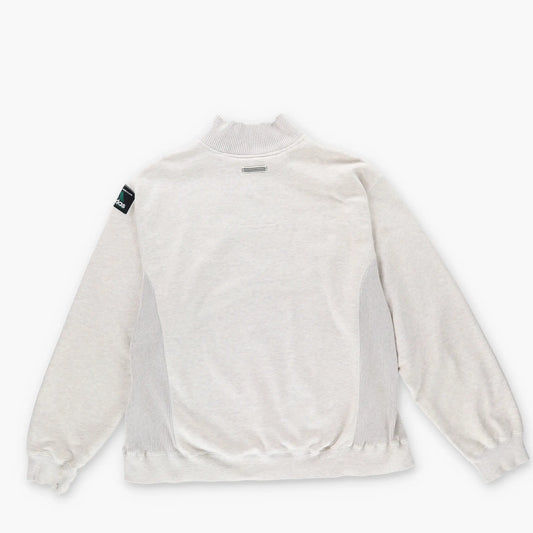 ADIDAS Equipment 'Limited Edition' Grey Marle 1/4 Zip Sweatshirt (L-XL) Vintage Sole Melbourne