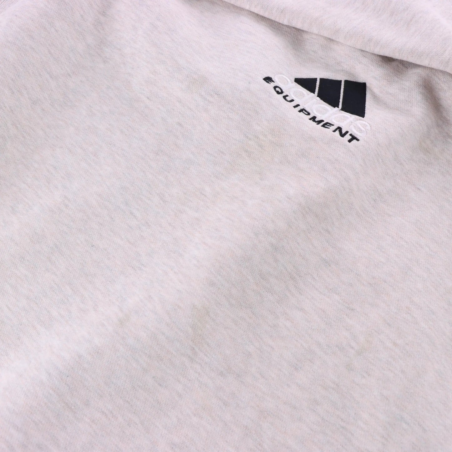ADIDAS Equipment 'Limited Edition' Grey Marle 1/4 Zip Sweatshirt (L-XL) Vintage Sole Melbourne