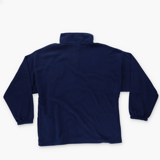 90s USA Olympic Committee 'USA Made' Navy Fleece Zip-Up Jumper (L-XL)