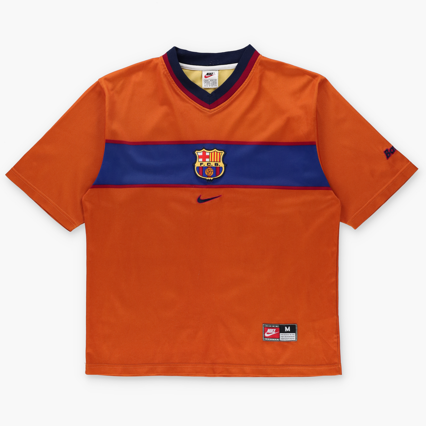 NIKE Barcelona 'Barca' 1998-2000 Away Soccer Jersey (M)