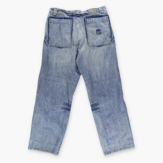 MARITHE FRANCOIS GIRBAUD Pocket Acid Wash Jeans (38) - Vintage Sole Melbourne