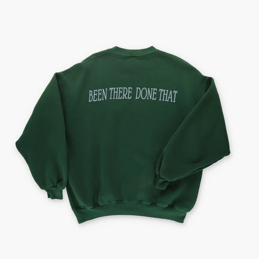 NO RULES "Been There Done That" Green USA Made Sweatshirt (L) Vintage Sole Melbourne
