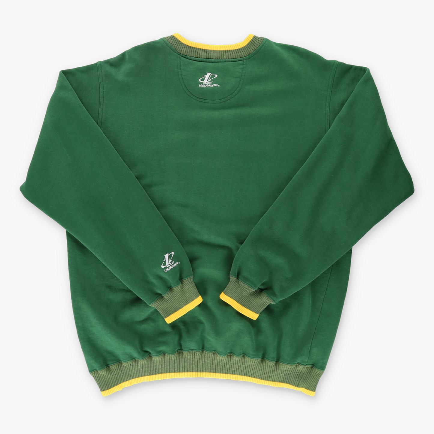 GREEN BAY PACKERS NFL Green & Yellow Football Sweatshirt (XL)