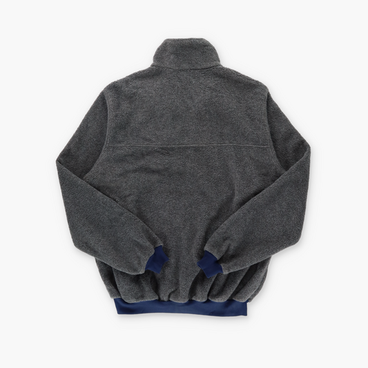 PATAGONIA Dark Grey & Navy USA Made Fleece Jacket (L-XL)