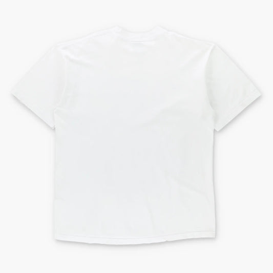 RANSOM Colour Changing Demon Skull & Record Player White T-Shirt USA Made (L) Vintage Sole Melbourne
