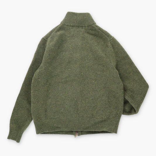 Vintage POLO RALPH LAUREN Merino Wool Green Quarter Zip Sweater *AUBS Vintage Sole Melbourne