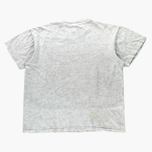 Vintage 1995 Kansas City Chiefs Light Heather Grey Single Stitch Football Tee (L)