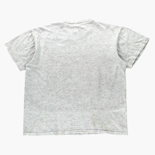 Vintage 1995 Kansas City Chiefs Light Heather Grey Single Stitch Football Tee (L) - Vintage Sole Melbourne