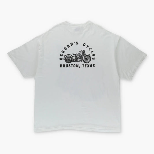 Vintage HARLEY DAVIDSON Big Wolf Texas Single Stitch Motorcycle T-Shirt (XXXL)