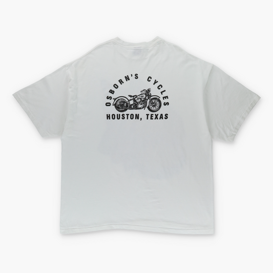 Vintage HARLEY DAVIDSON Big Wolf Texas Single Stitch Motorcycle T-Shirt (XXXL) Vintage Sole Melbourne
