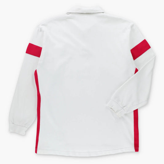 Vintage 90s NIKE England Home Long Sleeve Rugby Jumper (L)