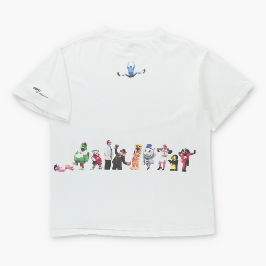 Vintage 90s ESPN Mascots USA Made White Single Stitch T-Shirt (L) Vintage Sole Melbourne