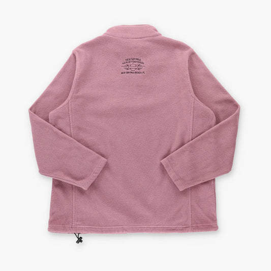 HARLEY DAVIDSON 1/4 Zip Pink Embroidered Fleece Sweatshirt (Women's M) Vintage Sole Melbourne