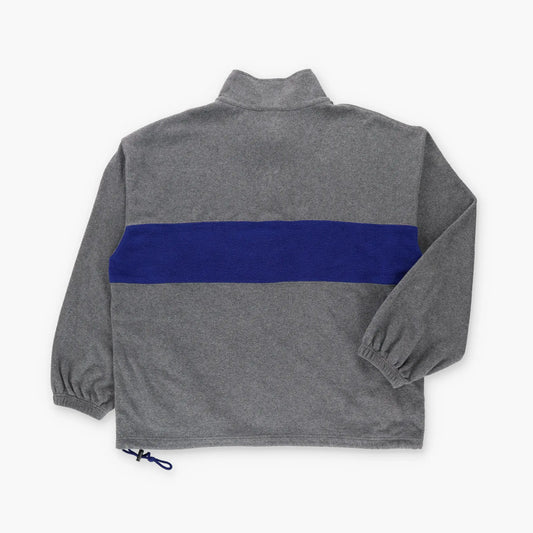 DISNEY Grey & Blue Mickey & Friends 1/4 Zip Fleece Sweatshirt (XL-XXL TALL) Vintage Sole Melbourne