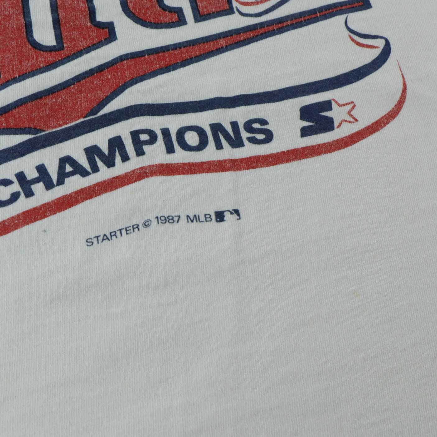 VINTAGE 1987 Minnesota Twins American League Champions MLB Tee (M)