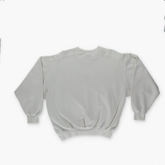 NIKE TOWN Las Vegas 90s Embroidered Spell Out Logo White Crewneck Sweatshirt (S) Vintage Sole Melbourne