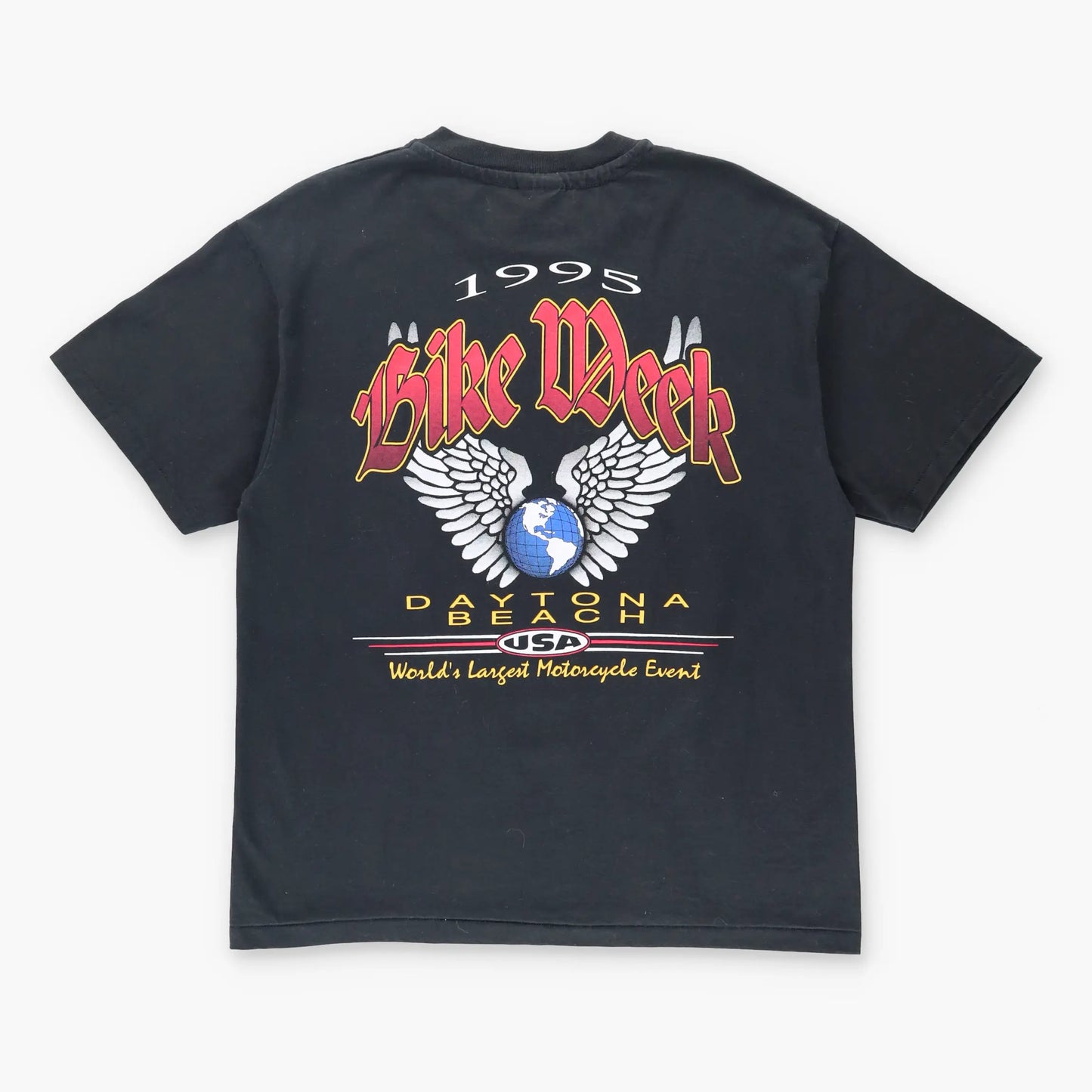 Vintage 1995 Daytona Bike Week 50/50 Single Stitch Motorcycle T-Shirt (L)