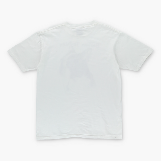 Vintage 1989 Boston Terrier Dog Sketch Single Stitch White T-Shirt (M-L) Vintage Sole Melbourne