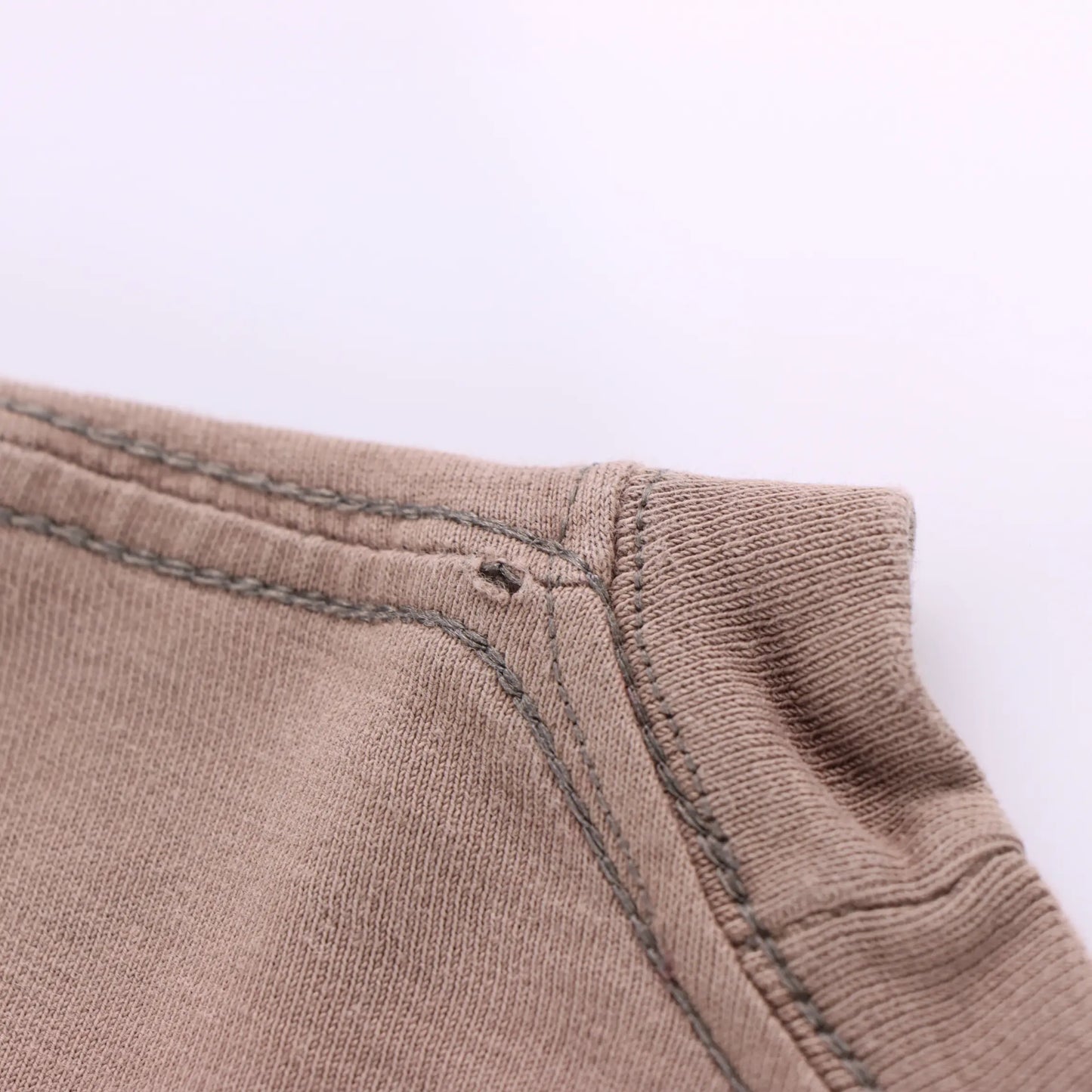 NIKE Embroidered Swoosh Logo Brown & White Tee (XL) Vintage Sole Melbourne