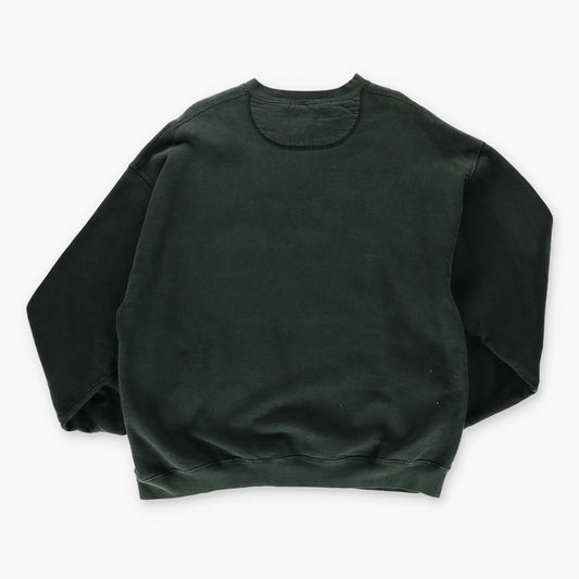 JANSPORT Jack Daniels Embroidered Whiskey Felt Black Sweatshirt (XXL) - Vintage Sole Melbourne