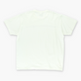 NIKE Embroidered Swoosh White & Grey Stripe Logo Tee (L)